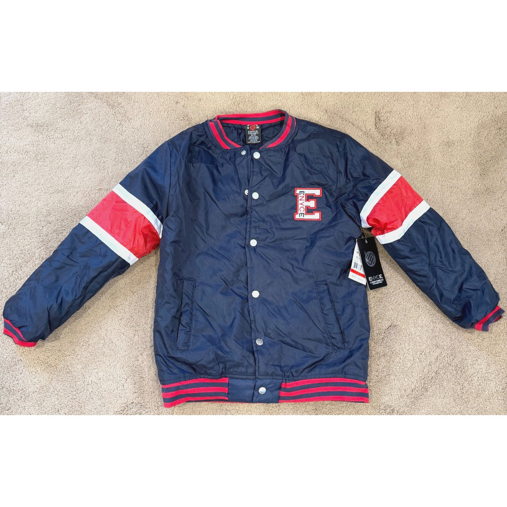 Enyce Boys Fighter Bomber Baseball Jacket Size L 12 to 14 Years NWT Retail $85